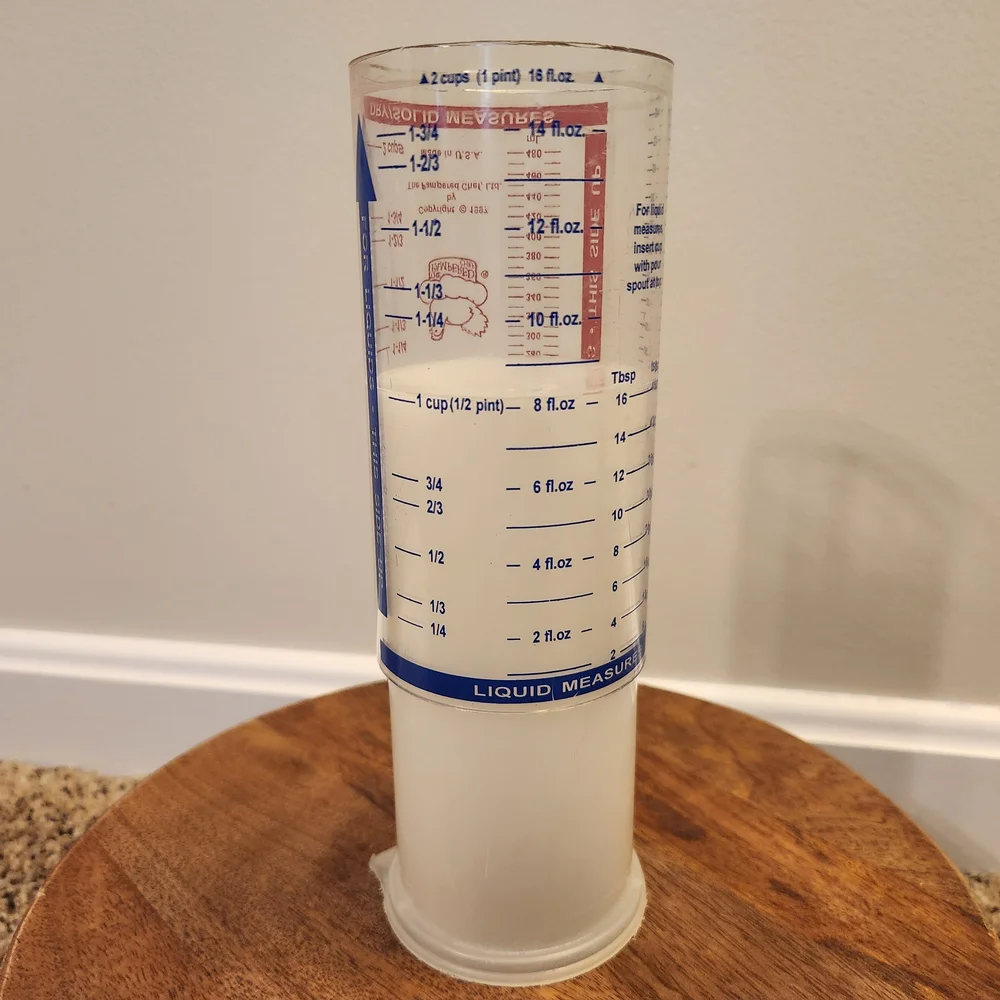Pampered Chef Measure-All Dry/Solid 2 Cup Measuring Cup #2225
